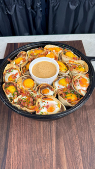 These Breakfast Cones are DIFFERENT, and we are not the same.
#neverskipeggday 

INGREDIENTS
(Makes 18)
3 pounds of breakfast sausage (divid