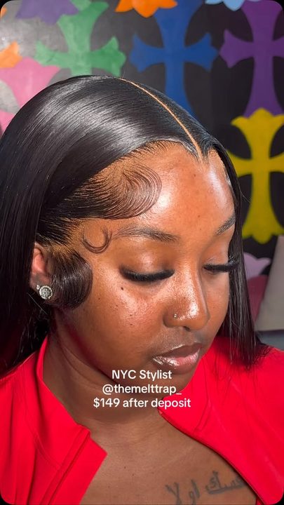 Follow Us On Tik Tok For $$ Off Your Next Service 😁

#queenshairstylist #nychairstylist #minifrontal #closurewig #frontalwigs