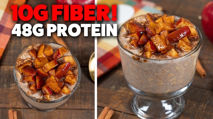 I Turned Apple Pie Into a High Protein Breakfast