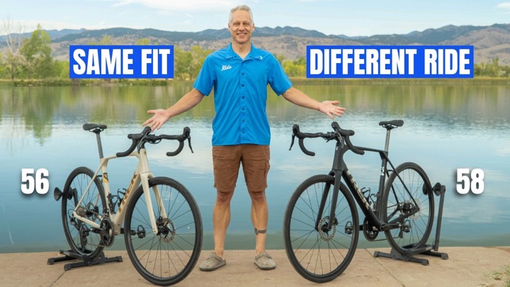 Between two bike sizes? Watch this