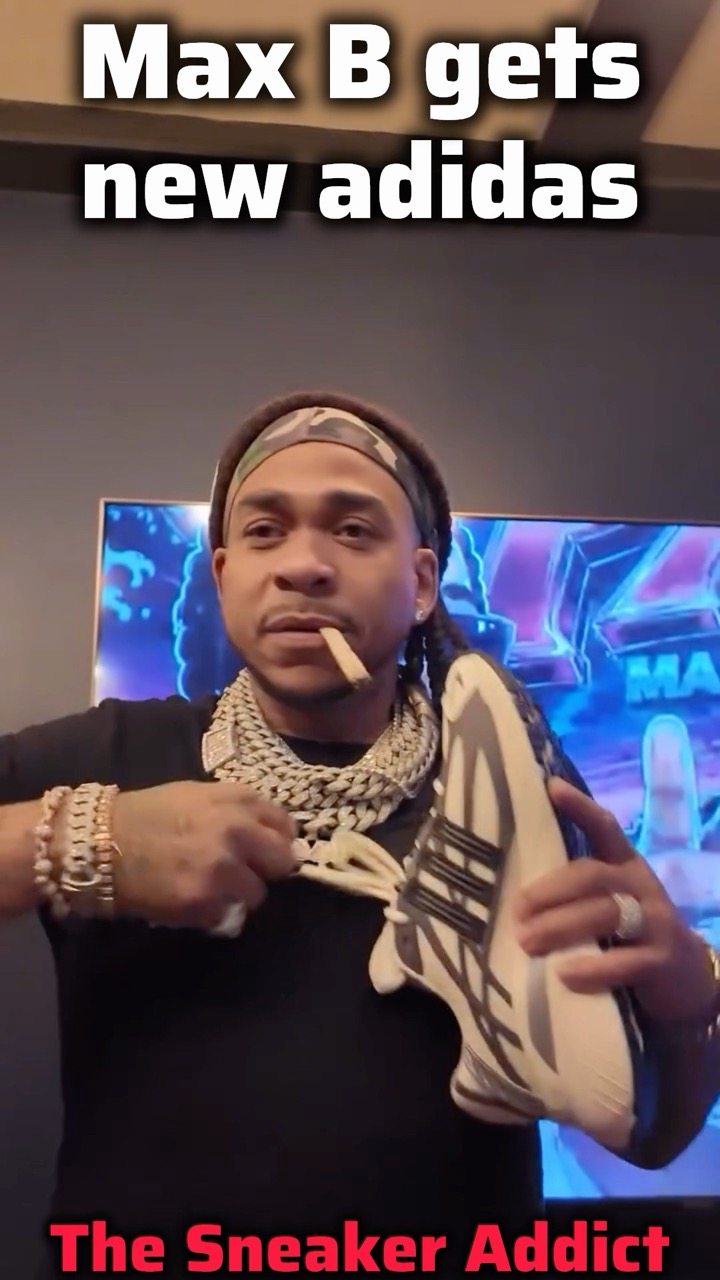 Max B gets new adidas #sneakers #maxb #sneakerhead
