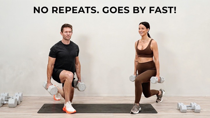 40 MIN Dumbbell Strength Workout | Lower Body, No Repeats