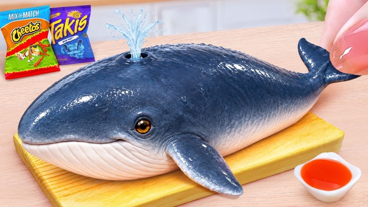King Of Seafood 🐳 How To Make Deep Fried Sea Animal Sandwich 🌊 Tina Mini Cooking