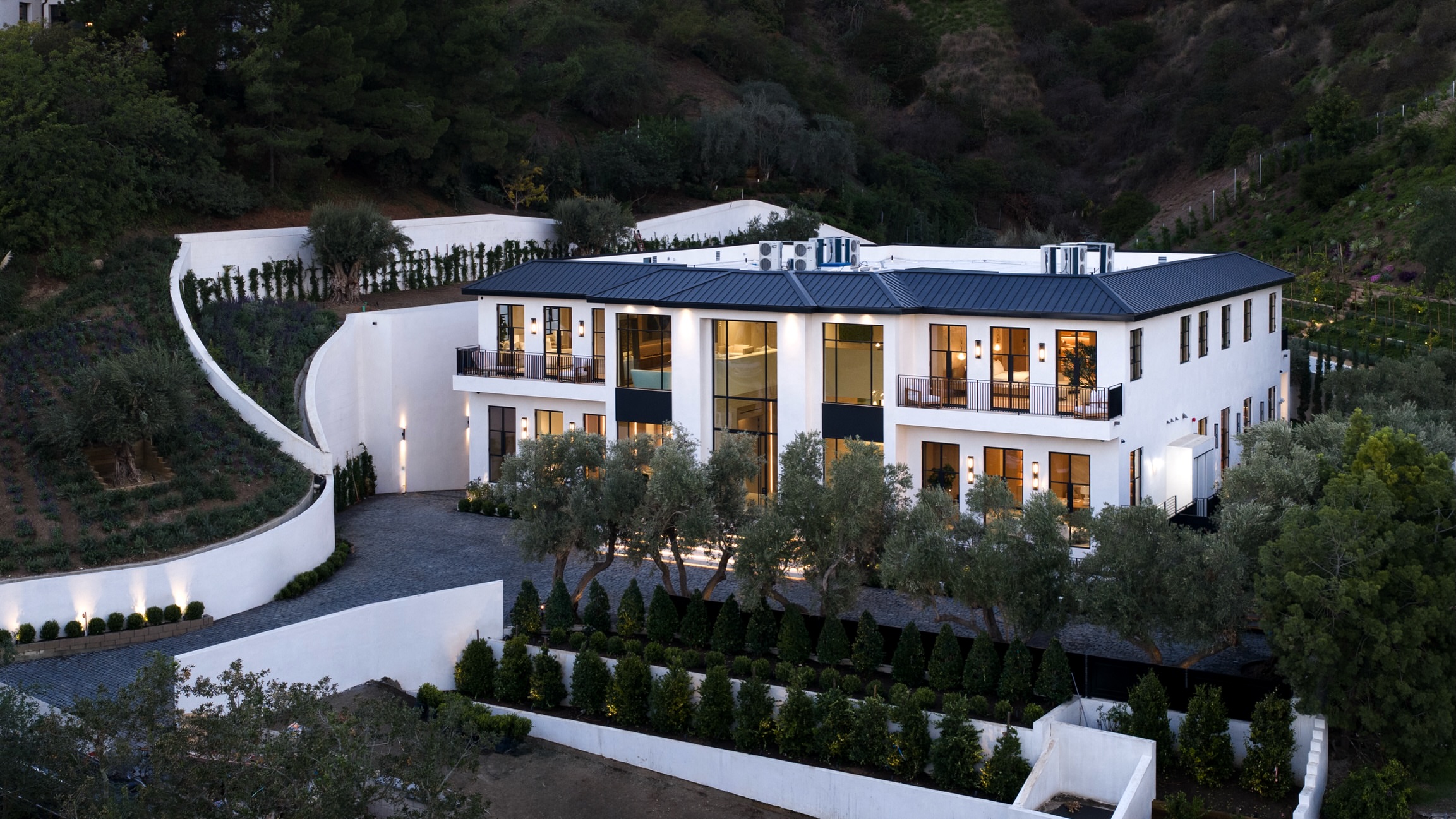Property Spotlight | 1165 Somera, Bel Air | $49,995,000

Set on one of Lower Bel Air’s most coveted ridgelines, Oliveto Vale presents a rare