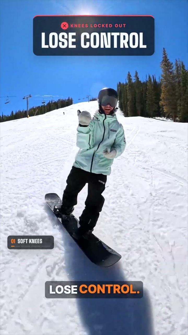 How to stop like a boss on your snowboard #snowboarding
