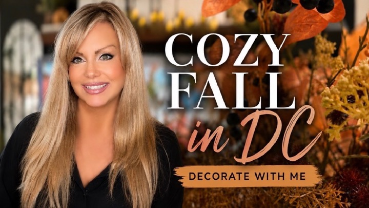 🍂 FALL DECORATE WITH ME | Cozy Washington DC Apartment Makeover + Get Coffee and Dinner With Me! 