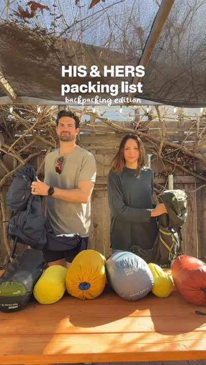 HIS vs HER backpacking edition 🎒🥾

We are going to the Channel Islands!! We’ll be spending 3 days and 2 full nights on t