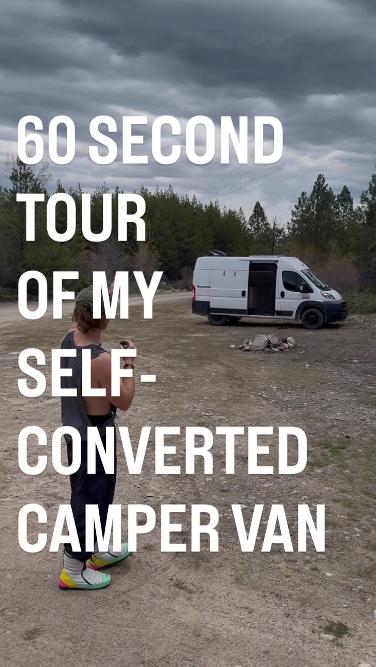 60 second tour of my self-converted camper van!! 

Well, 75 seconds actually lol. I thought I could make it 60 but I couldn’t.

#vanlife #va