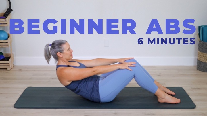 6 Min Pilates Ab Workout You Can Do Anywhere | Beginner Friendly, No Equipment