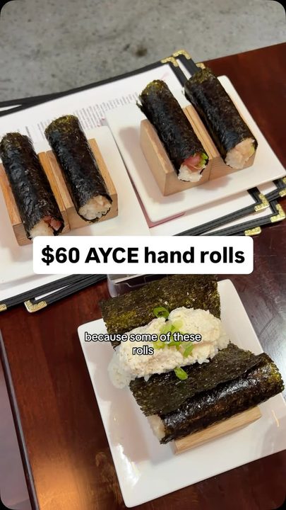 Not my finest AYCE performance…

📍Noriya Handroll Bar - 550 Metropolitan Ave, Brooklyn, NY 11211

💌 thanks for the invite

#nyceats #nycfood #aycesushi #eatingchallenge #eatingcompetition