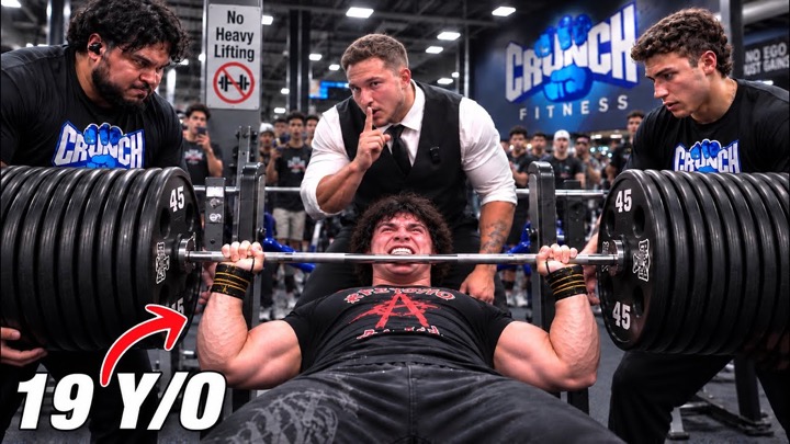 Sneaking 1,000LB Bench Presser Into Public Gym (ft. Logan Dishman)