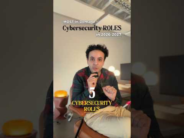 Most in demand Cybersecurity roles in 2026-2027