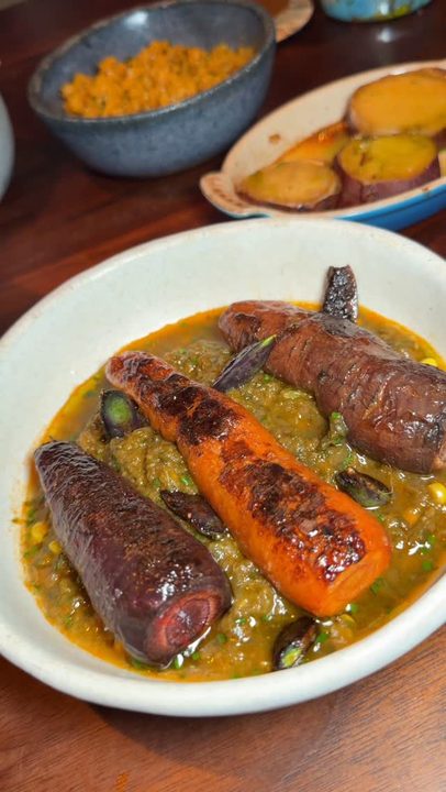 @kabawa was just voted the #1 restaurant in New York City by the @nytimes. They serve a $145, 3-course Caribbean tasting menu and there is an incredible #vegan version (that also happens to be #glutenfree). 

I paid extr