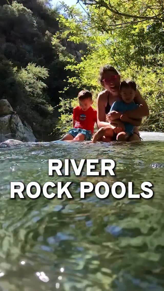 🪨💦 These rock pools are less than an hour from LA/OC! The San Gabriel River runs though the Angeles National Forest. There are lots of str