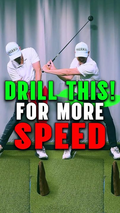 ⛳️STOP the slide…

Amateurs are trying to shift way too late - the pressure needs to be into the lead side early so you can rotate AWAY from the target (with driver). 

✅SAVE this and FOLLOW me for more swing tips - and 