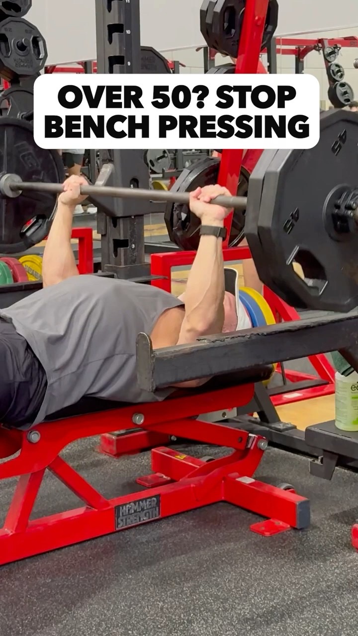 Over 50? STOP Barbell Bench Pressing