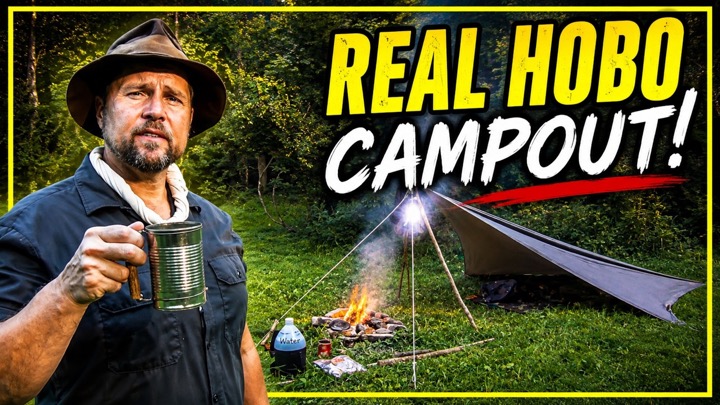 I Survived Overnight Using My Homemade Hobo Gear! | 30 Day Hobo Challenge!