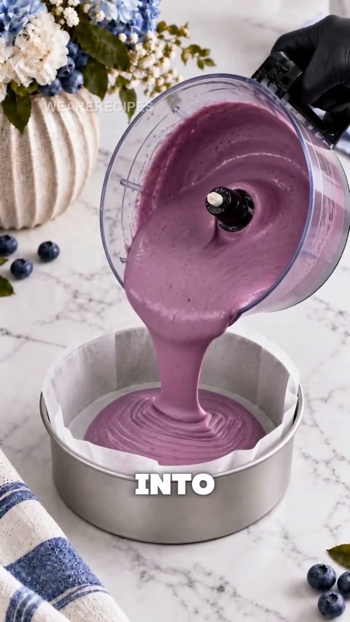 High-Protein Blueberry Cheesecake | Creamy & Easy #easyrecipe