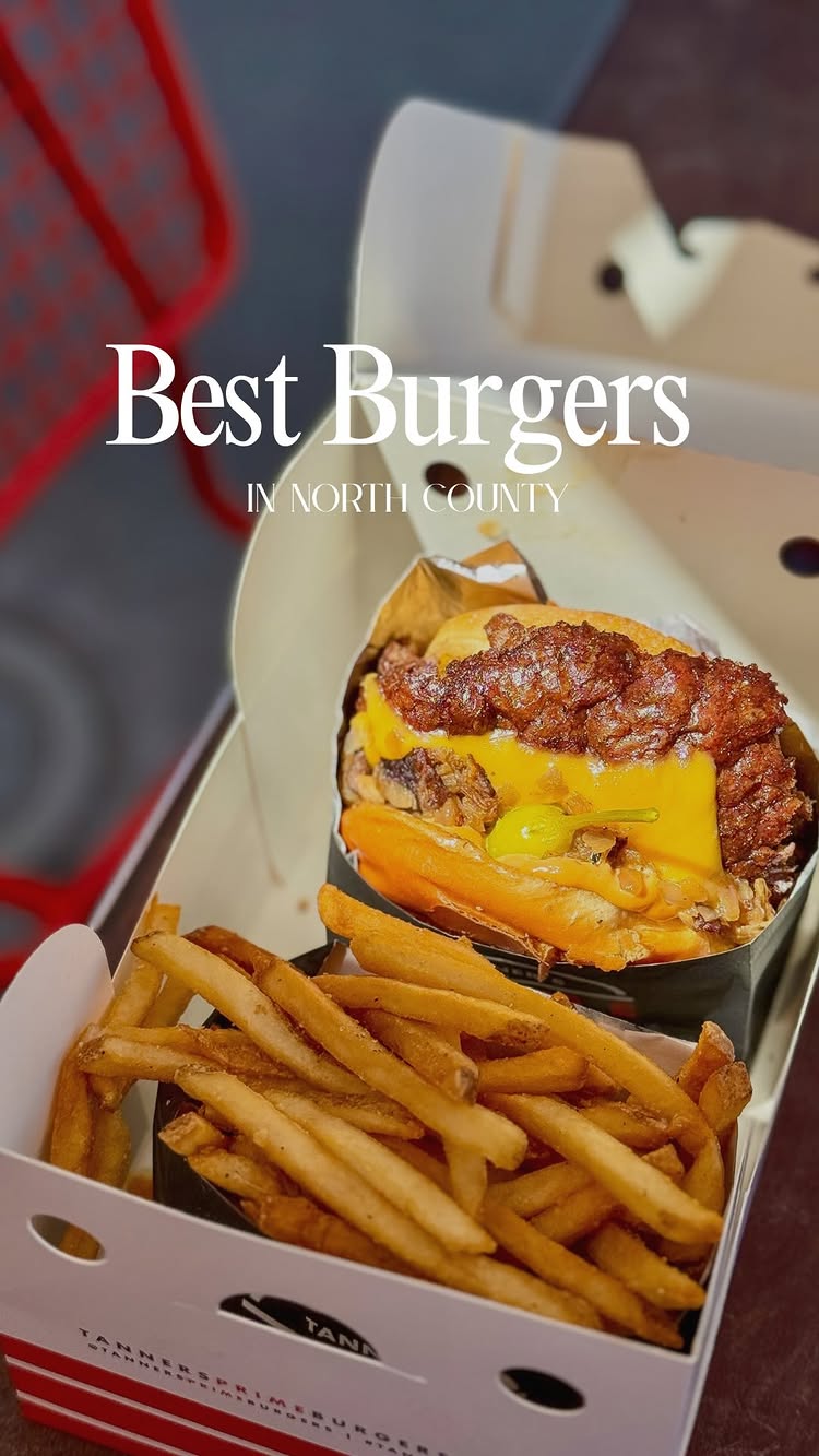 North County has no shortage of burgers… but this one? It’s on another level and you miiiight have already guessed where we’re at 🍔🔥

@tan