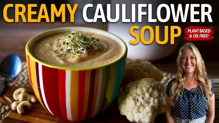 Creamy Soup With NO DAIRY?! The Cauliflower Trick That Works!