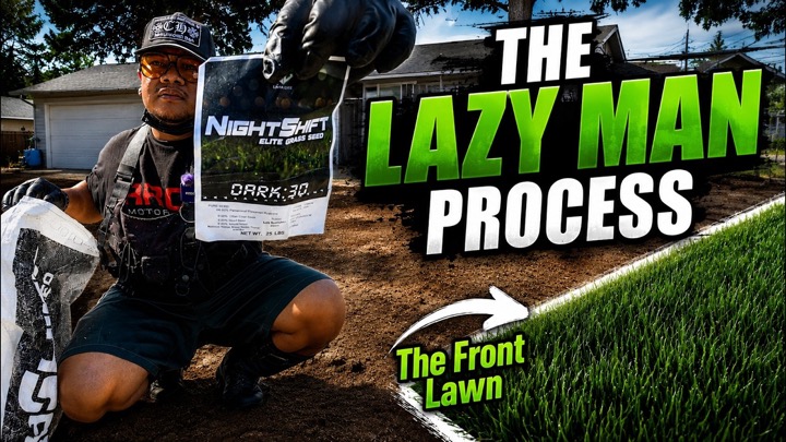 I Finally Seeded My Front Lawn… The Easy Way