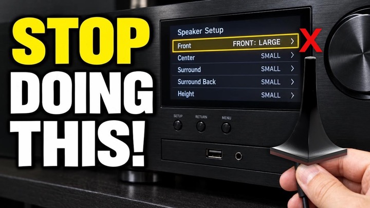 Stop Setting Up Your AV Receiver Wrong! - Home Theater Basics