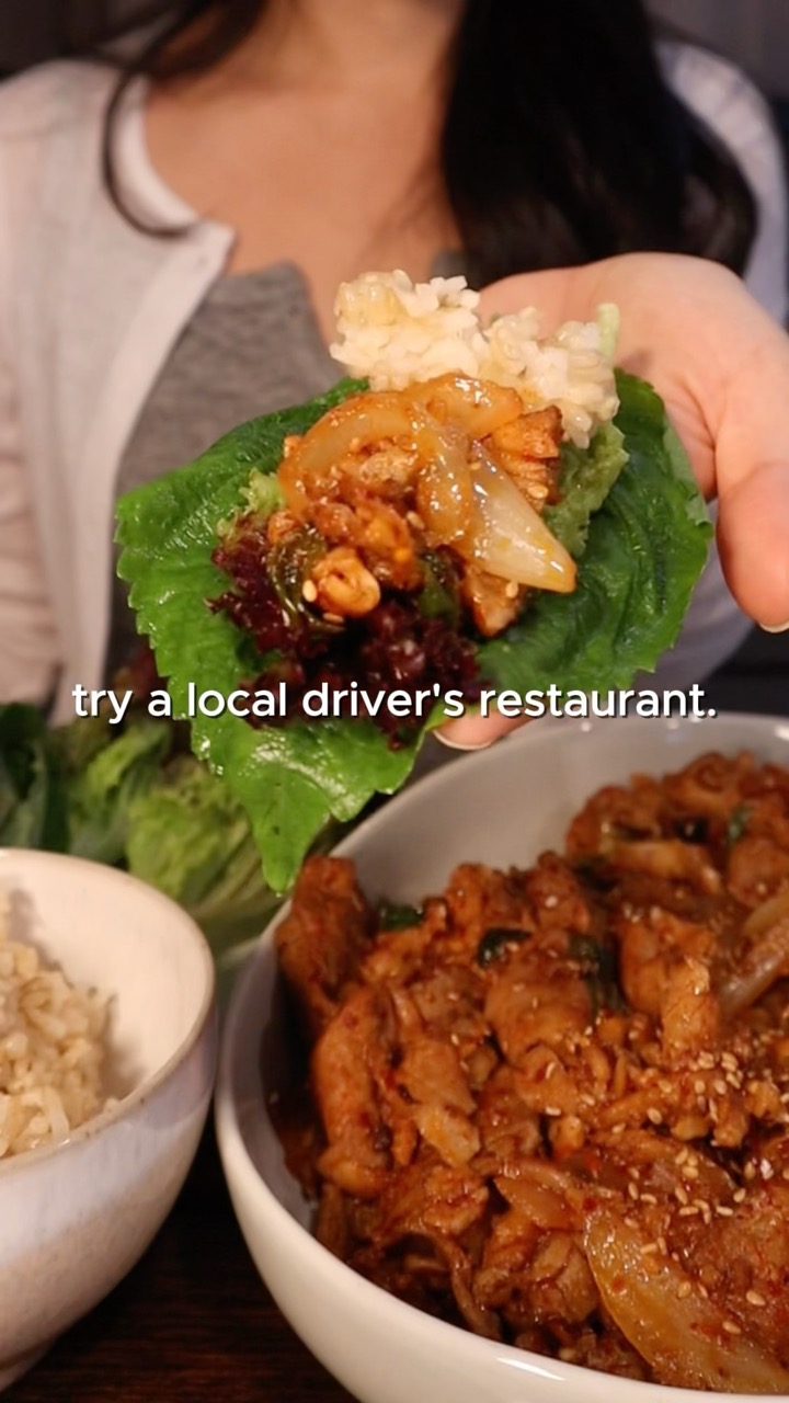Where taxi drivers eat in Korea